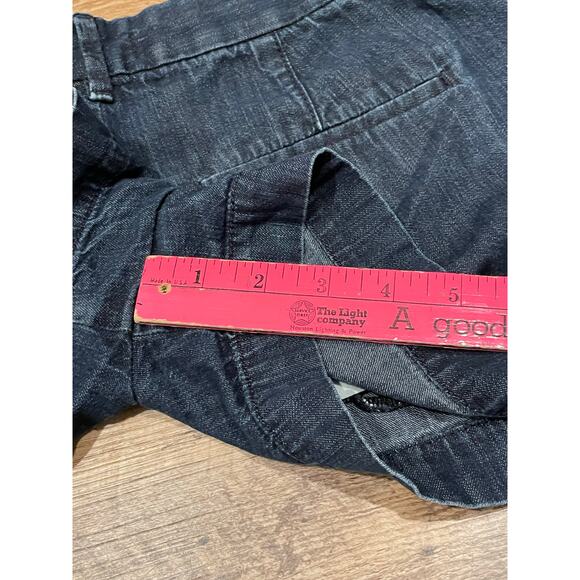 LOFT Jean shorts denim dark chambray size 24 00 - Picture 6 of 8